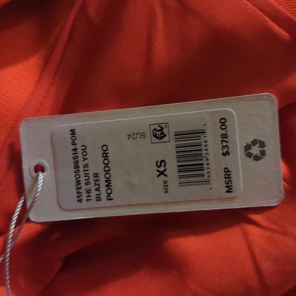 NWT Favourite Daughter Double-Breasted Blazer Size XS Fits S/M - Picture 6 of 7